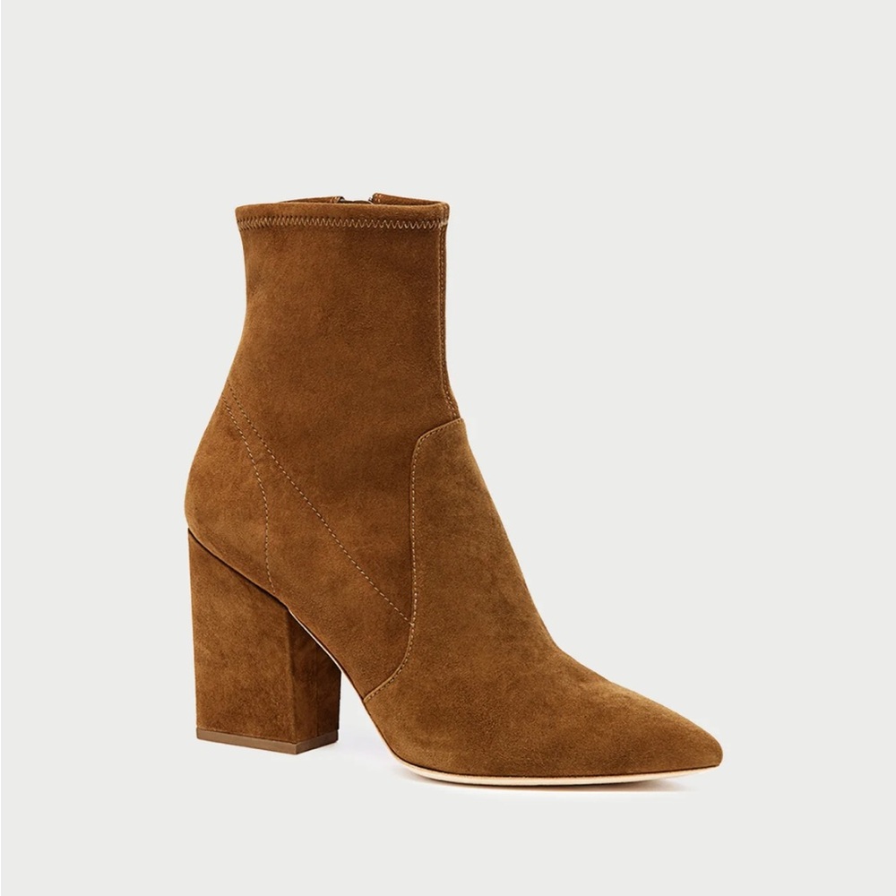 Loeffler Randall Isla Suede Ankle Bootie